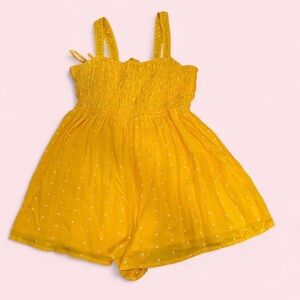 NWT Urban Outfitters Yellow Polka Dot Romper
